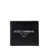 Dolce & Gabbana Black Wallet With Contrsting Print In Smooth Leather Man Black