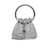 Jimmy Choo Jimmy Choo Micro Bon Bon Crystal Embellished Bucket Bag SILVER