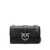 Pinko Pinko 'Love One Classic' Leather Bag With Logo Plaque Black