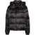 Pinko Pinko Love Birds-Patch Puffer Jacket Black