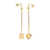 JACQUEMUS Jacquemus Les Boucles Nodo Earrings Gold