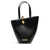 JACQUEMUS Jacquemus Calf Leather Le Petit Bambola Tote Bag Black