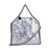 Stella McCartney Stella Mccartney Tiny Crackled Fabric Falabella Bag SILVER