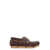 Fendi Fendi Fendi Deck Leather Boat Shoes BROWN