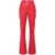 NORMA KAMALI Norma Kamali High-Waisted Flared Trousers RED