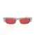 Alexander McQueen Alexander McQueen Sunglasses 005 WHITE WHITE RED