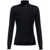 Elisabetta Franchi Elisabetta Franchi Roll Neck Semi-Sheer Jumper Black