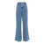 7 For All Mankind PLEATED TROUSER Dream On Blue