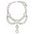 Alessandra Rich 'Crystal' necklace Silver