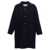 AMI Paris 'Car' coat Blue