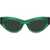 Bottega Veneta Cat-Eye Sunglasses GREEN