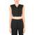 Max Mara Stretch Wool Canvas Vest BLACK