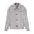 Versace Versace Blouson Solid Heavy Wool Fabric And Stamp Embroidery Clothing GREY