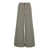 TOTÊME Grey Wide Pants With Zip Closure In Tech Fabric Woman GREY