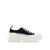 Alexander McQueen Alexander McQueen Black Canvas Tread Sneakers Black