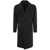 Balmain Balmain Double Wool Crepe Belted Trench Coat Clothing Black