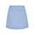 Dolce & Gabbana Light Blue A-Line Mini Skirt In Tweed Woman BLUE