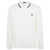 Fred Perry Fred Perry Long Sleeve Twin Tipped Shirt Clothing WHITE