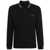 Fred Perry Fred Perry Long Sleeve Twin Tipped Shirt Clothing Black