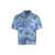 Palm Angels Palm Angels Blend Printed Cotton Shirt BLUE