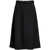 Patou Patou Signature Pleated Midi Skirt Clothing Black