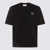 AMI Paris AMI Paris Logo Organic Cotton T-Shirt Black