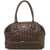 LA CARRIE Woven handbag Brown