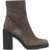 Stuart Weitzman Bootie 'Bethenny 80 Zip' Grey