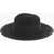 RUSLAN BAGINSKIY Solid Color Fur Felt Western Hat Black