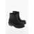 Bottega Veneta Woven Rubber Fireman Pull-On Booties Black