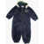 MINI RODINI Faux Fur Ski Suit Blue