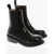 Bottega Veneta Rubber Sole Fireman Chelsea Booties Black