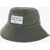 Department Five Solid Color Tizia Bucket Hat With Contrasting Logo Patch Green