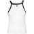 COURRÈGES Courrèges Buckle Contrast Tank Top WHITE