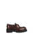 Prada Prada Logo Detail Leather Loafers BROWN