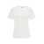 TOTÊME Crewneck T-Shirt In White Cotton Woman WHITE