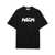 MSGM Msgm Black Cotton T-Shirt With Logo Print Black