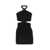 Alexander Wang Alexander Wang Black Stretch Cut Out Mini Dress Black