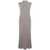 D.EXTERIOR D.Exterior Lurex Striped Maxi Dress BROWN