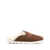 Miu Miu Miu Miu Logo-Embossed Slippers Brown