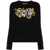 Versace Jeans Couture Versace Jeans Couture Crewneck Cotton Sweatshirt With Printed Logo NERO E ORO