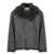 Betta Corradi Betta Corradi Oversized Biker Jacket With Fur GREY