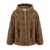 Betta Corradi Betta Corradi Brown Fur Coat With Hood Beige