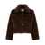 Betta Corradi Betta Corradi Brown Fur Coat With Pockets BROWN