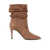 Via Roma 15 CRINKLED BOOTS WITH STILETTO HEEL Brown