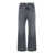 FRAME Grey Straight Five Pocket Jeans In Denim Woman GREY