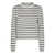 Brunello Cucinelli Brunello Cucinelli Striped Cashmere Blend Sweater WHITE