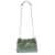 Brunello Cucinelli 'Soft' Green Shoulder Bag With Precious Chain In Suede Woman GREEN