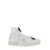 Off-White '3.0 Off Court' White High Top Sneakers With Iconic Zip Tie In Leather And Canvas Man WHITE