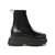 Sacai Sacai Chelsea Leather Ankle Boots Black